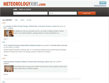 Tablet Screenshot of meteorologyjobs.com